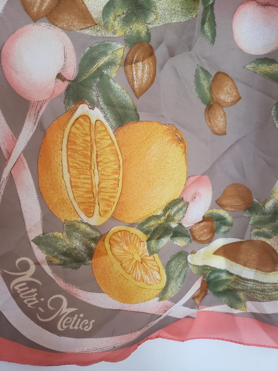 Fruit Scarf Designer Nutri-Metics Collectible Acc… - image 7