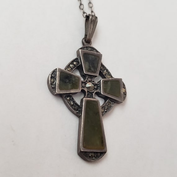 Vintage Celtic Cross TJH Sterling Silver Collecti… - image 7