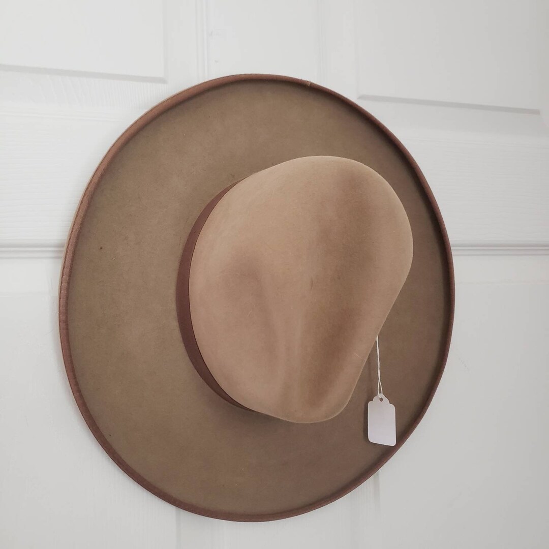 Cowboy Hat Designer Bailey Frontier Collection Beaver Size 7 Tan Etsy
