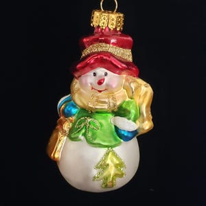 Snowman Christmas Ornament Collectible Christmas Decoration