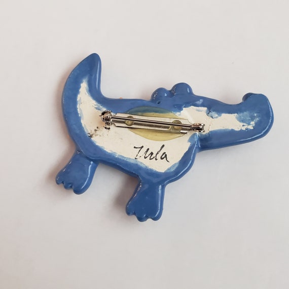 Alligator Brooch Handmade Collectible Pin Costume… - image 3