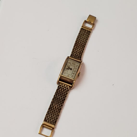 Rare Waltham Tank Designer Watch Vintage Retro Collectible Time