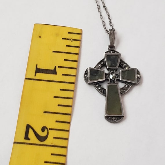 Vintage Celtic Cross TJH Sterling Silver Collecti… - image 5
