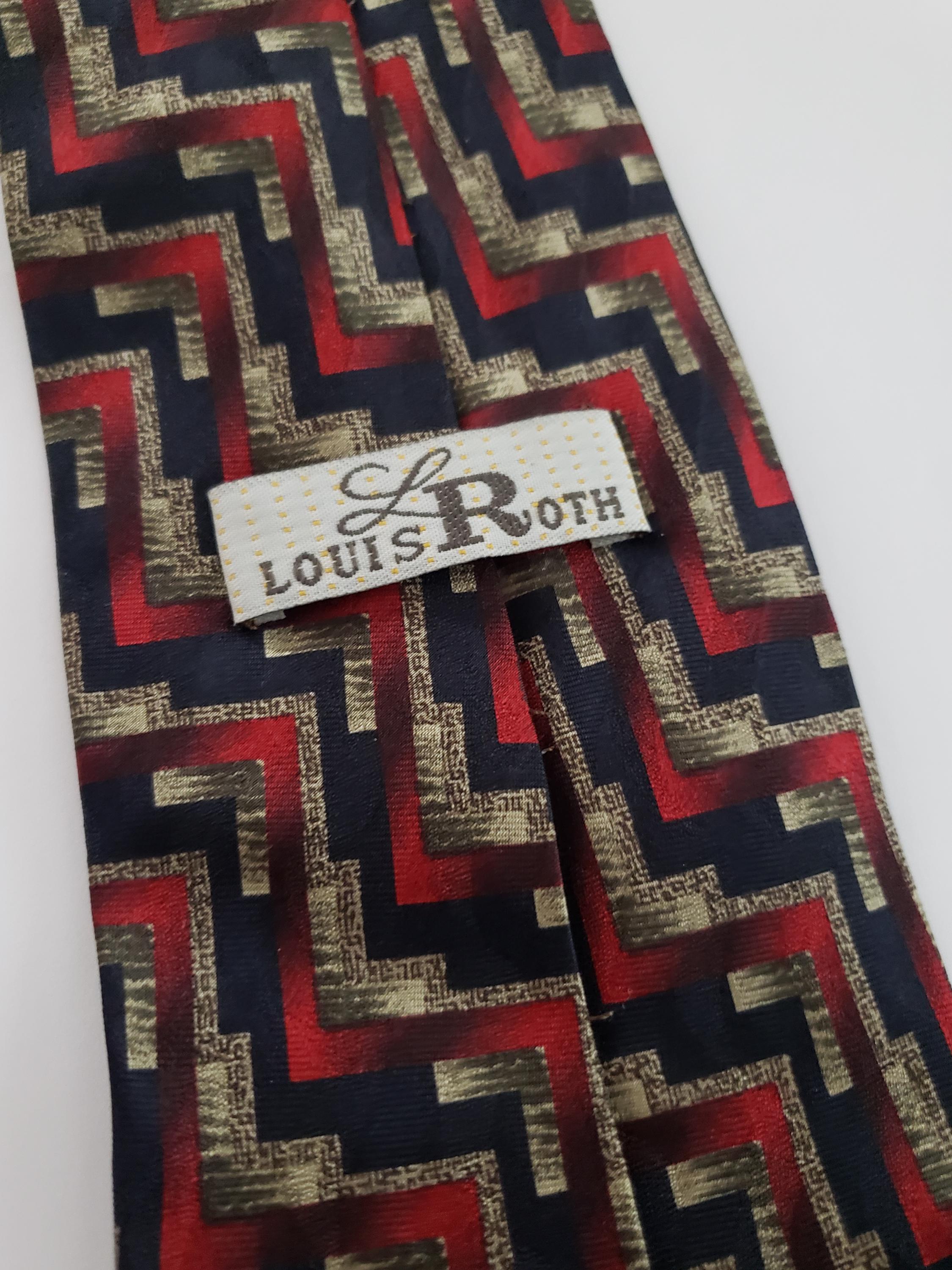 Louis Roth Tie Louis Roth Collectible Necktie Mens Designer Accessory - Etsy