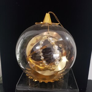 Resl Lenz Christmas Ornament Western Germany Diorama Rare Retro Collectible