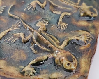 Tile Lizard Handmade Collectible Unique Studio Collectible