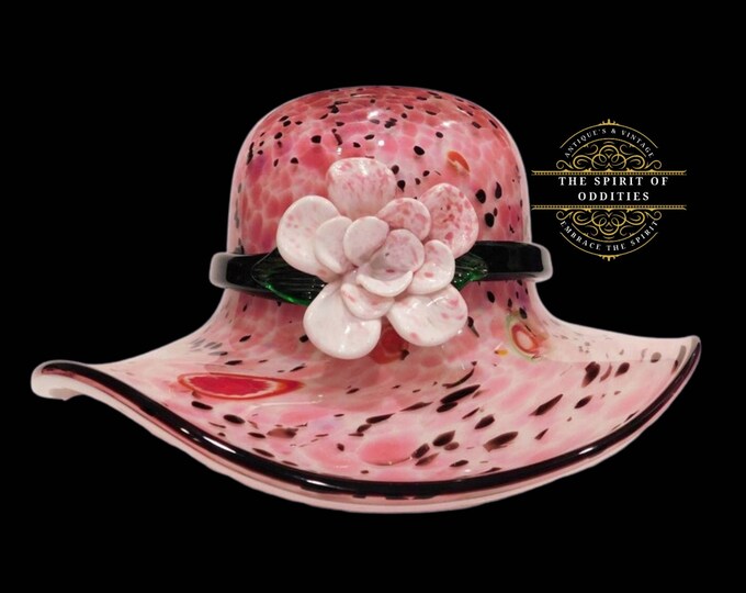 Vintage Murano Glass Hat Etsy