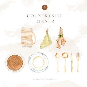 Aquarel platteland bruiloft, bruiloft bestek clipart, servies png, bruiloft decoratie png, bruiloft uitnodiging