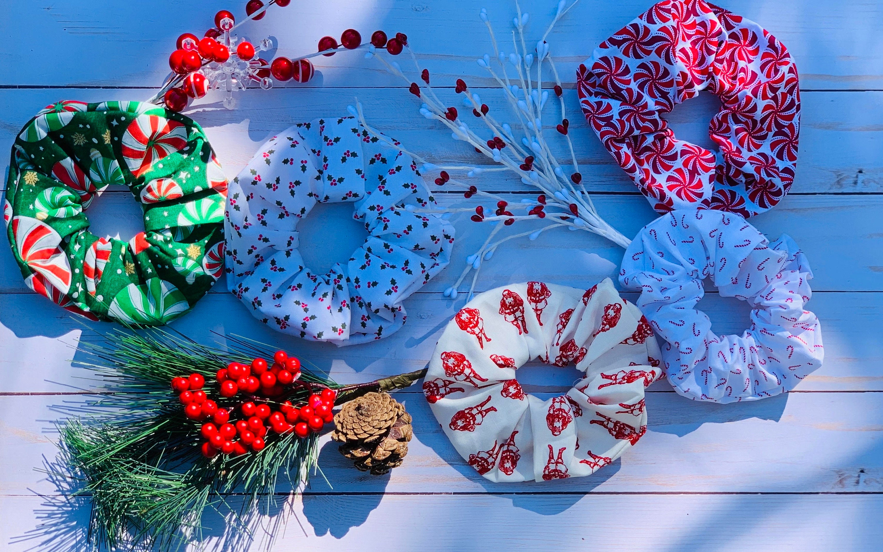 Over 25 Christmas Scrunchies Collection/Christmas Scrunchies