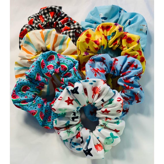 Summer Fun Scrunchies/summer Scrunchies/beach Scrunchies  display picture 3