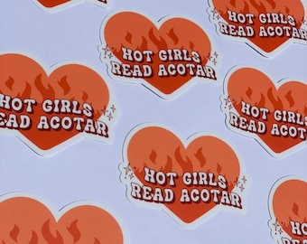 ACOTAR Hot Girls Vinyl Sticker/Kindle Vinyl Sticker/Bookish Reading Sticker Decal Kindle/Bat Boys Sticker Kindle Decal
