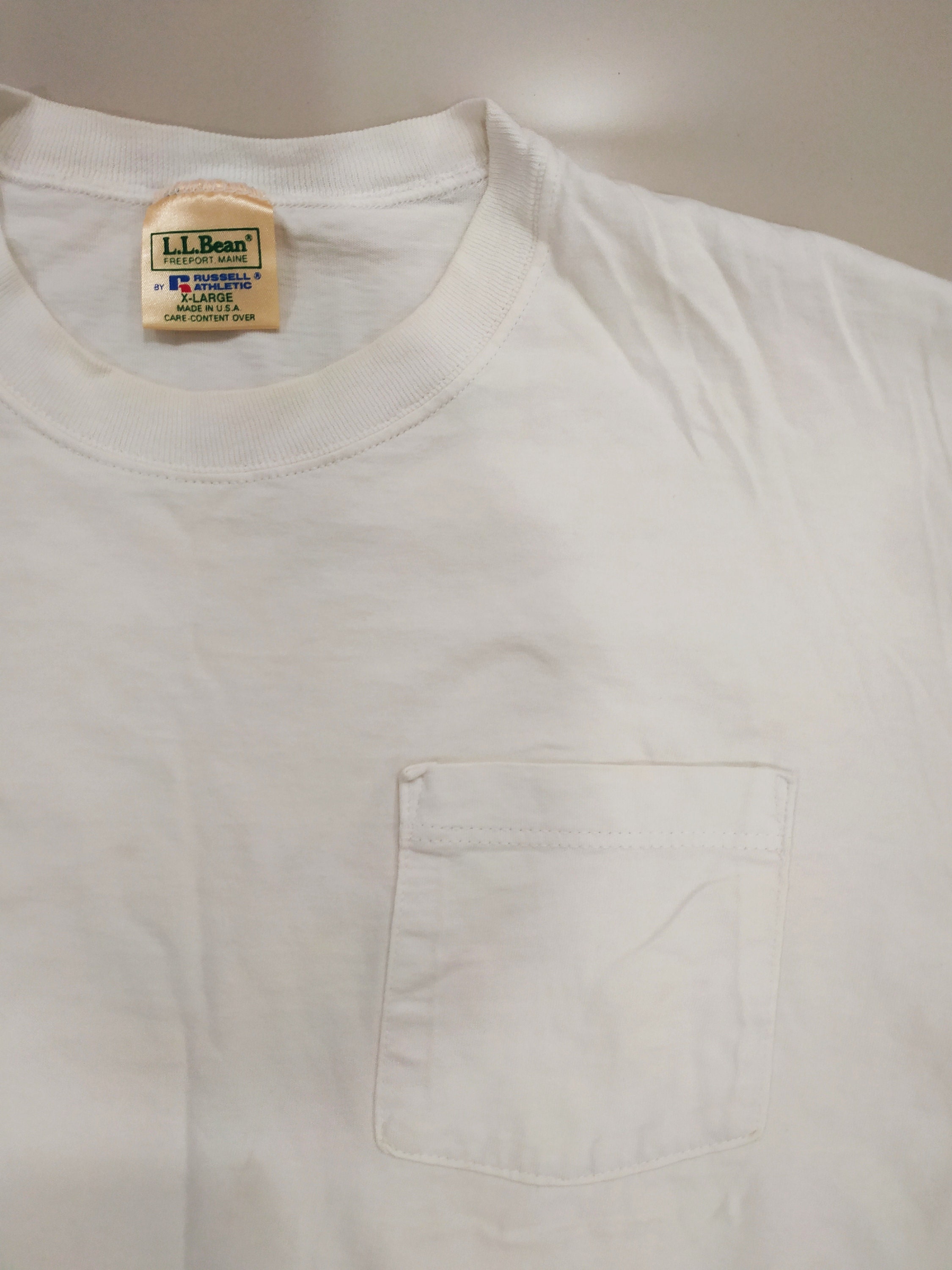 Vintage LL Bean Plain T-shirt Russell Athletic XL Size - Etsy