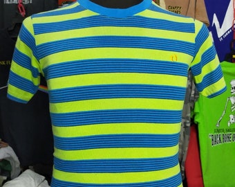 Hang Ten Vtg Stripe Tshirt Crew neck 80s 90s