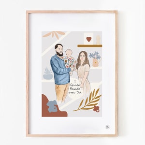 Póster familiar personalizable - Póster familiar