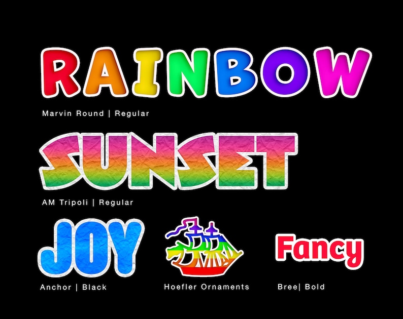 sticker style examples