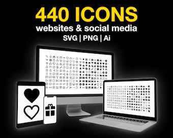 440 Website Icons - Social Media Icons - SVG Icons & PNG Icons