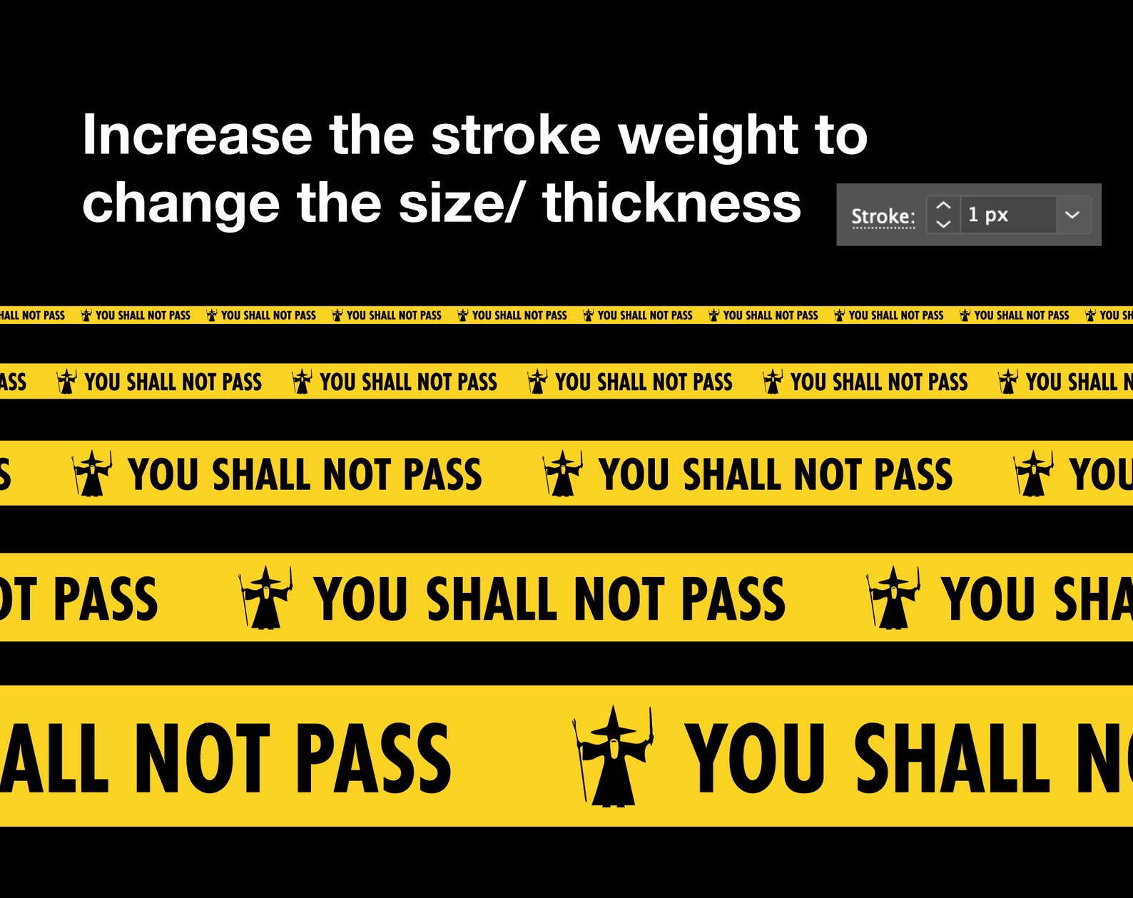 Caution Tape Brushes for Adobe Illustrator, Pattern Brush Library, Brush Bundle Etsy Hong Kong