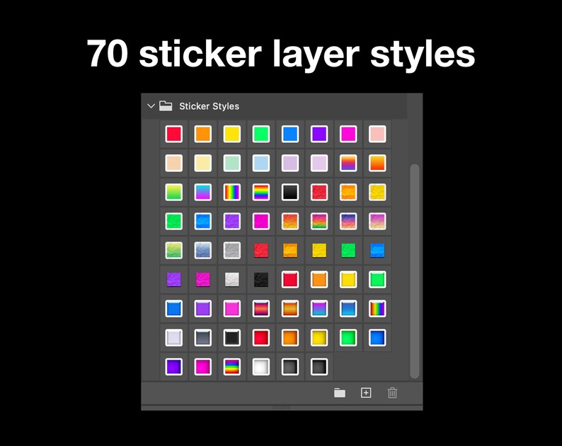 70 adobe photoshop sticker layer styles