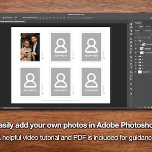 easily add your own photos in Adobe Photoshop
