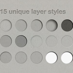 15 unique photoshop layer styles