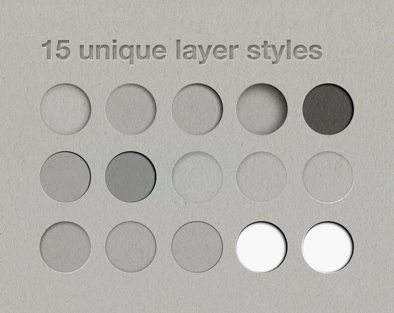 15 unique photoshop layer styles
