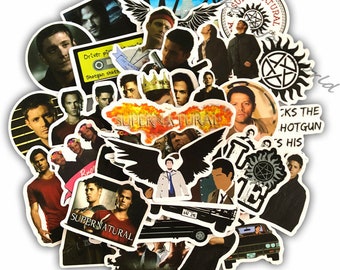 Waterproof Stickers Supernatural 50 Pack Stickers Fandom Stickers SPN Stickers Vinyl Stickers FAST SHIPPING