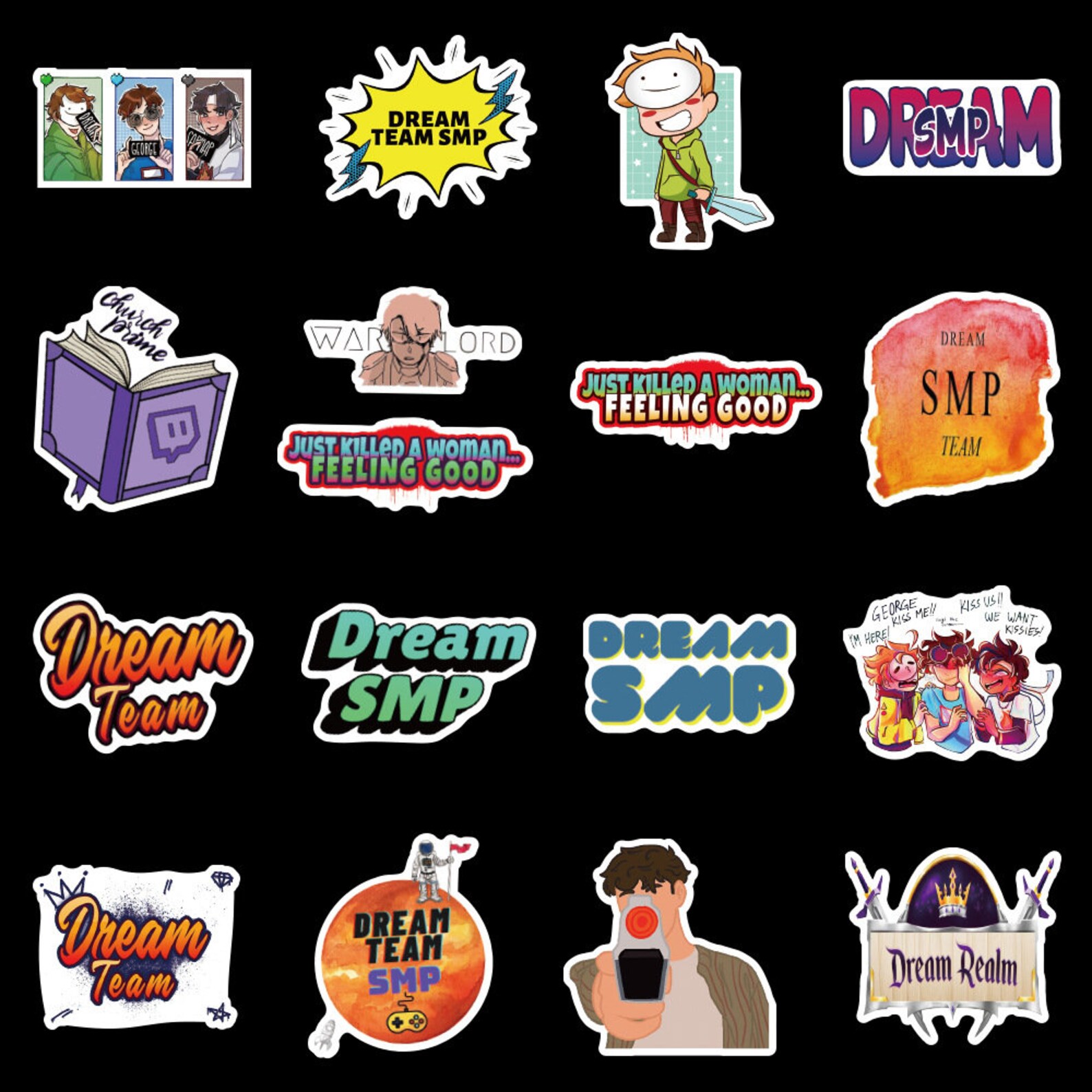 50pcs dream smp stickers packjust keep a women feeling etsy