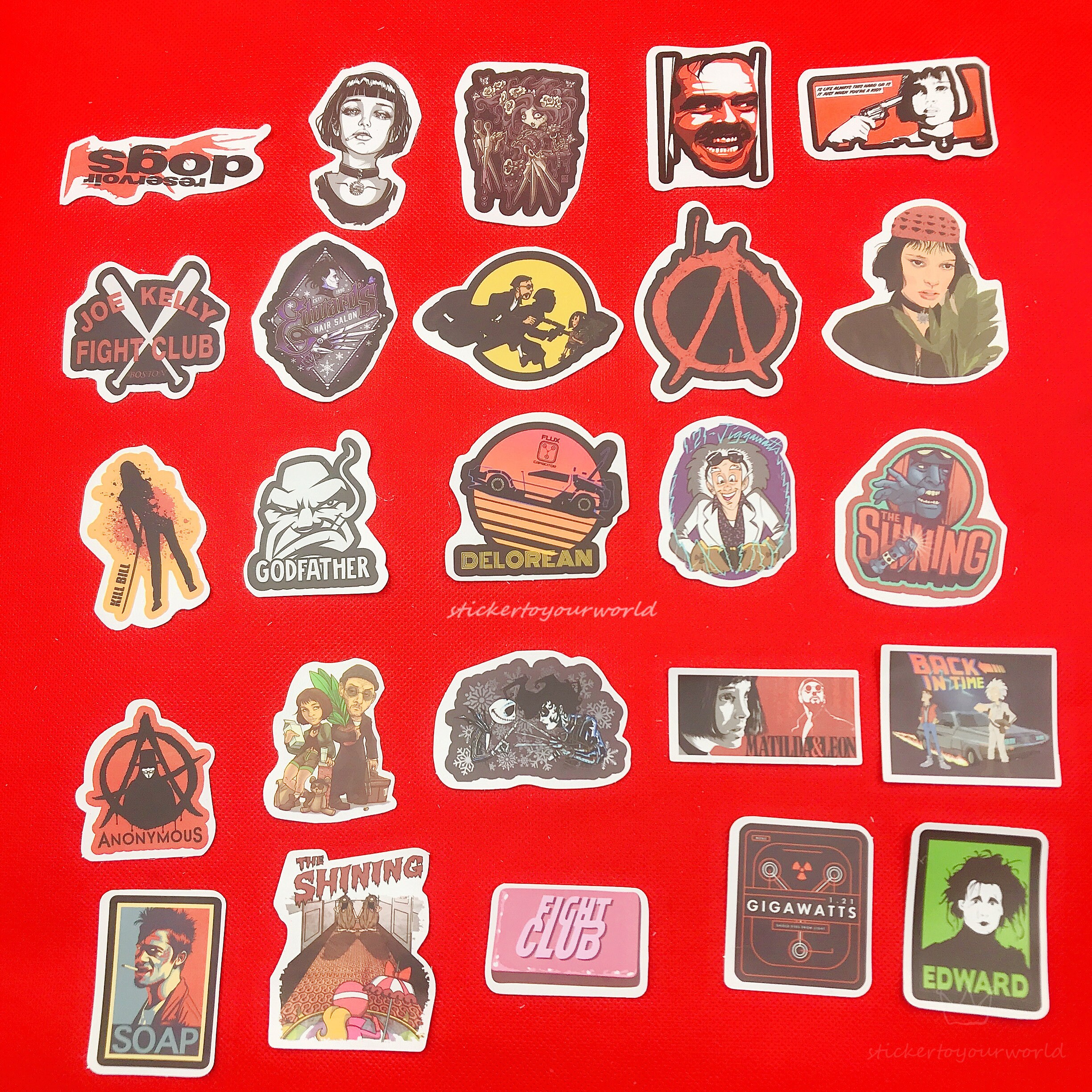 50PCS Classic Movie Stickers Pack Etsy