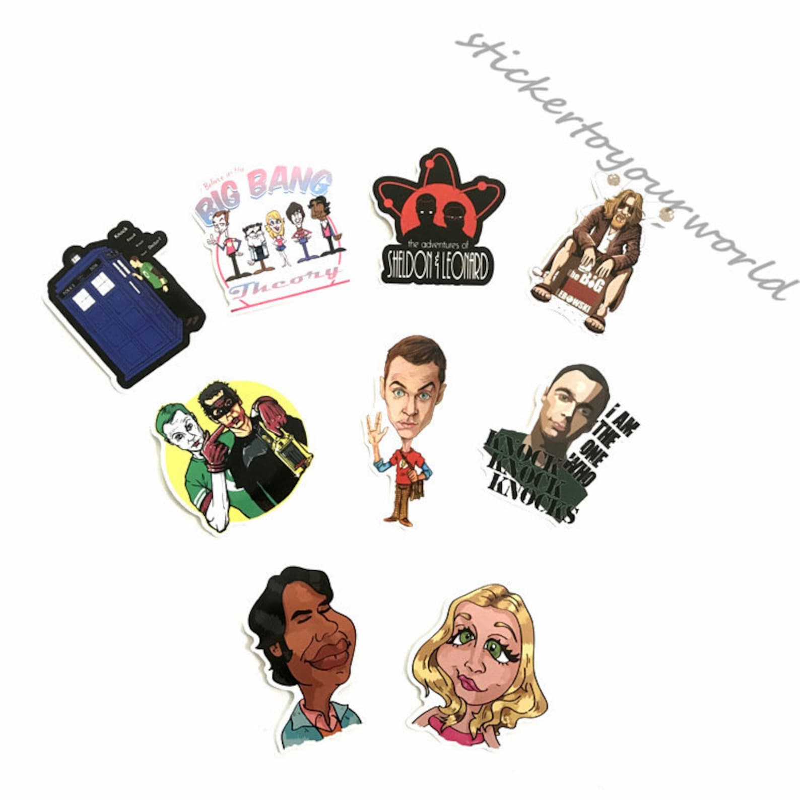 50PCS The Big Bang Theory Stickers Waterproof Vinyl Etsy