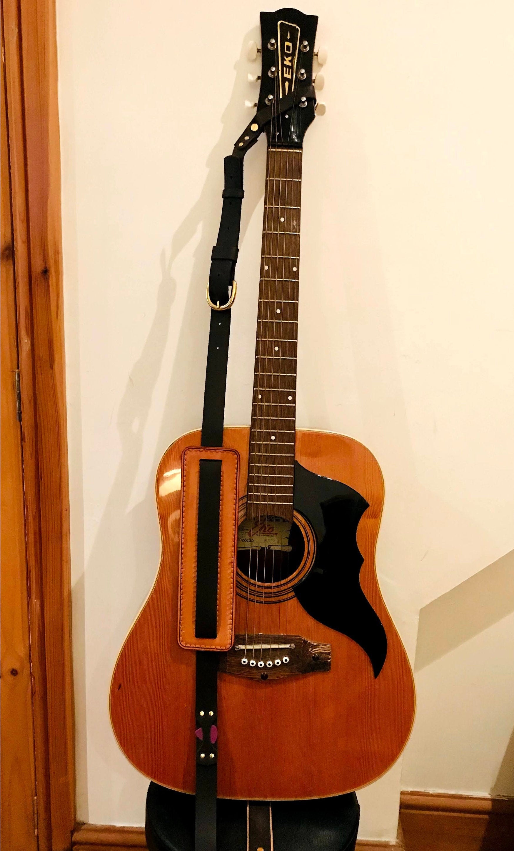 Real Leather Guitar Strap Etsy UK