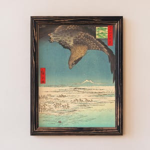 Japanische Wandkunst, Utagawa Hiroshige Druck, Edo-Periode, Japanische Holzschnittkunst, Japanischer Druck, Museum Print, Japan Druck