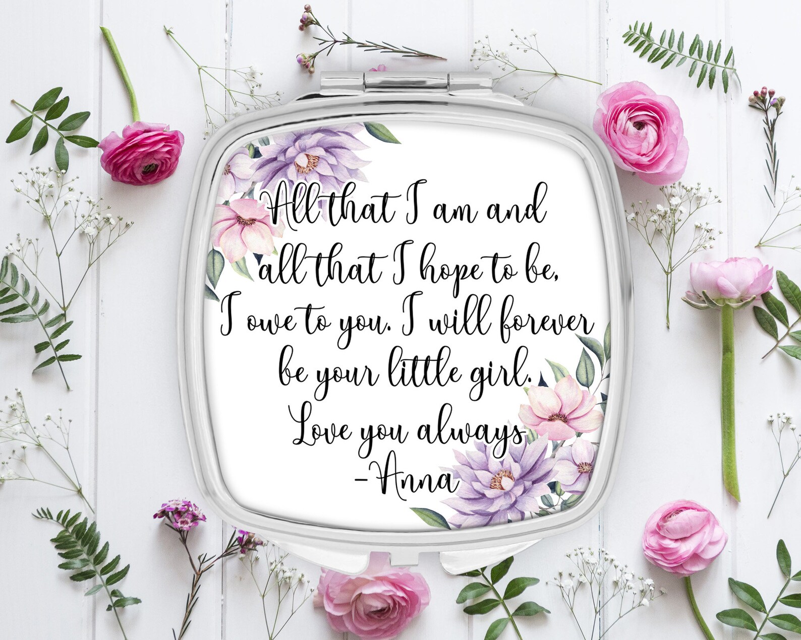 Mother of the Bride Quote Mother of the Bride Compact Mirror Etsy