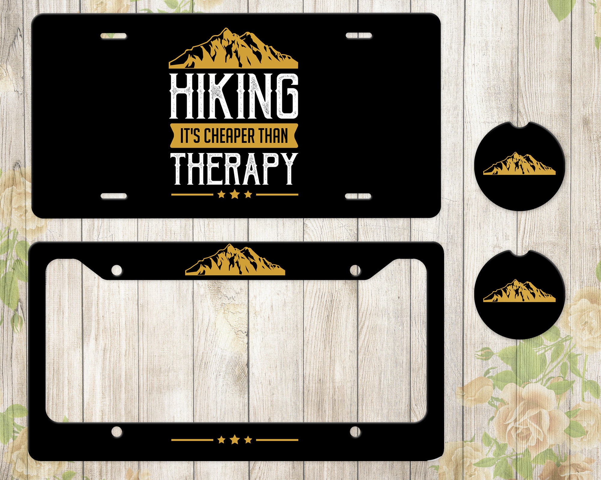 Adventure License Plate Hiking Gifts Mountain Print License Etsy