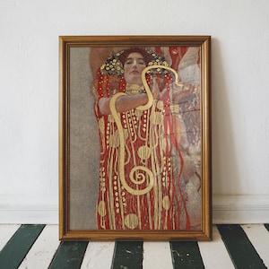 Gustav Klimt Art Print, Hygieia, Klimt Prints Museum Print, Gallery Poster, Home Decor, High Quality Print, Vintage Painting
