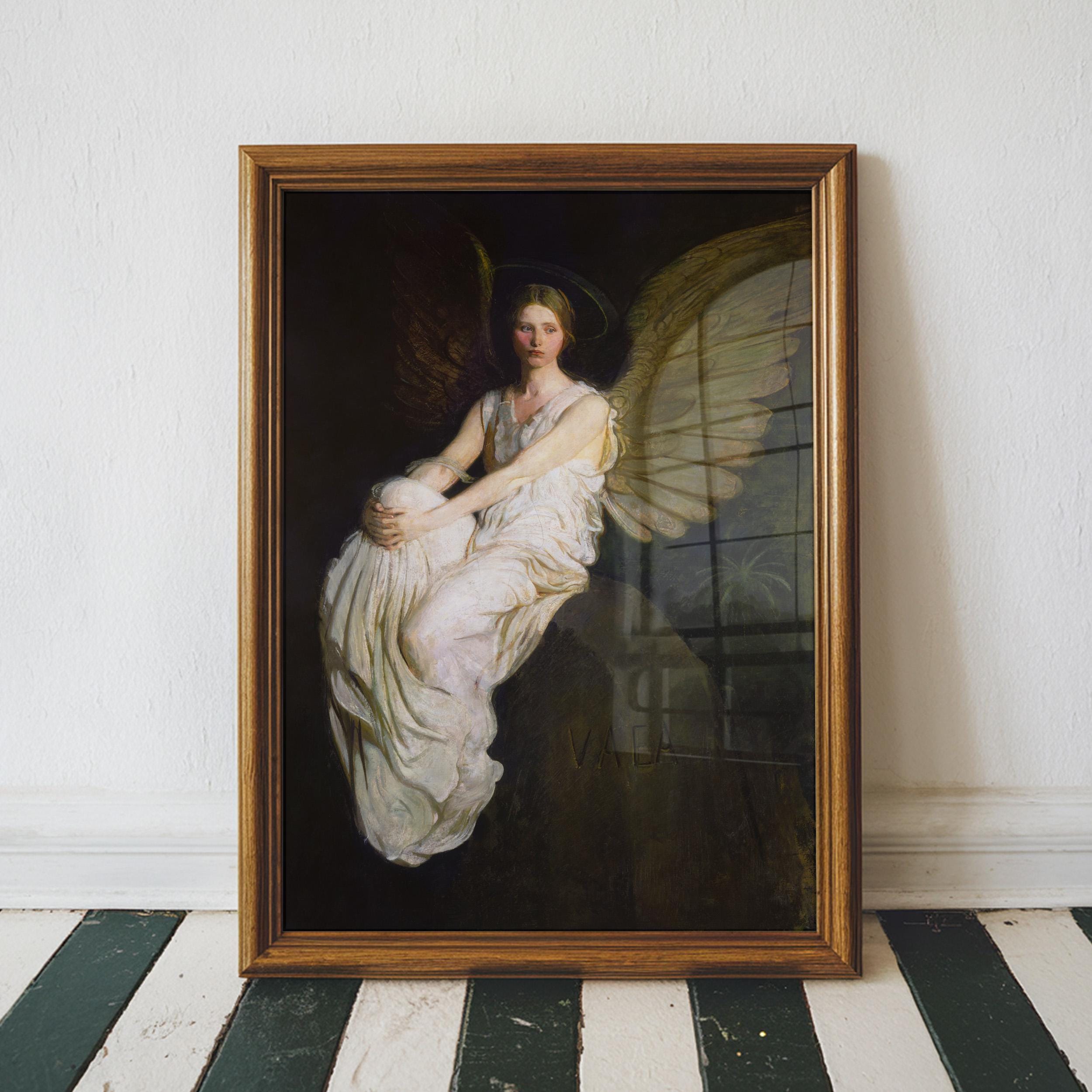 Abbott Henderson Thayer, Winged Figure, Angel Painting, Museum