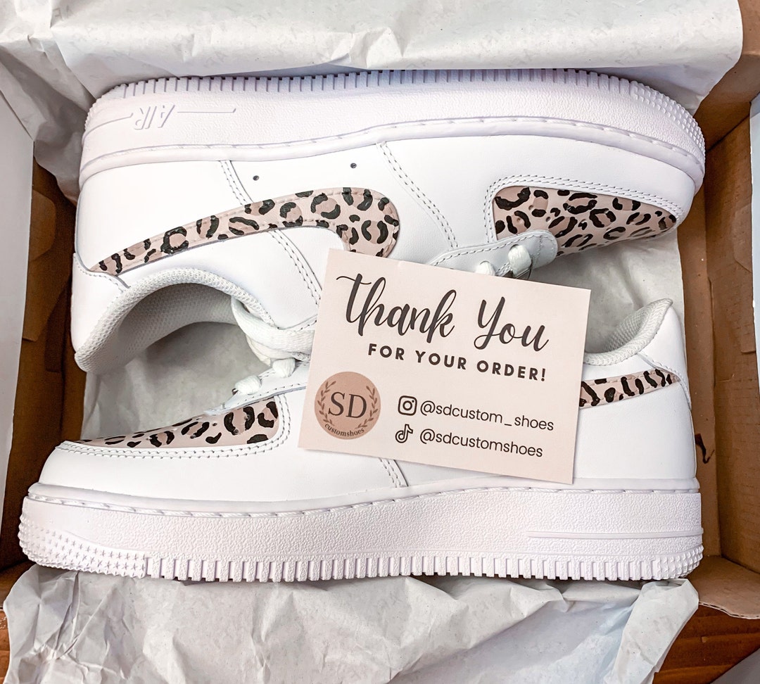 custom air force 1 cheetah print