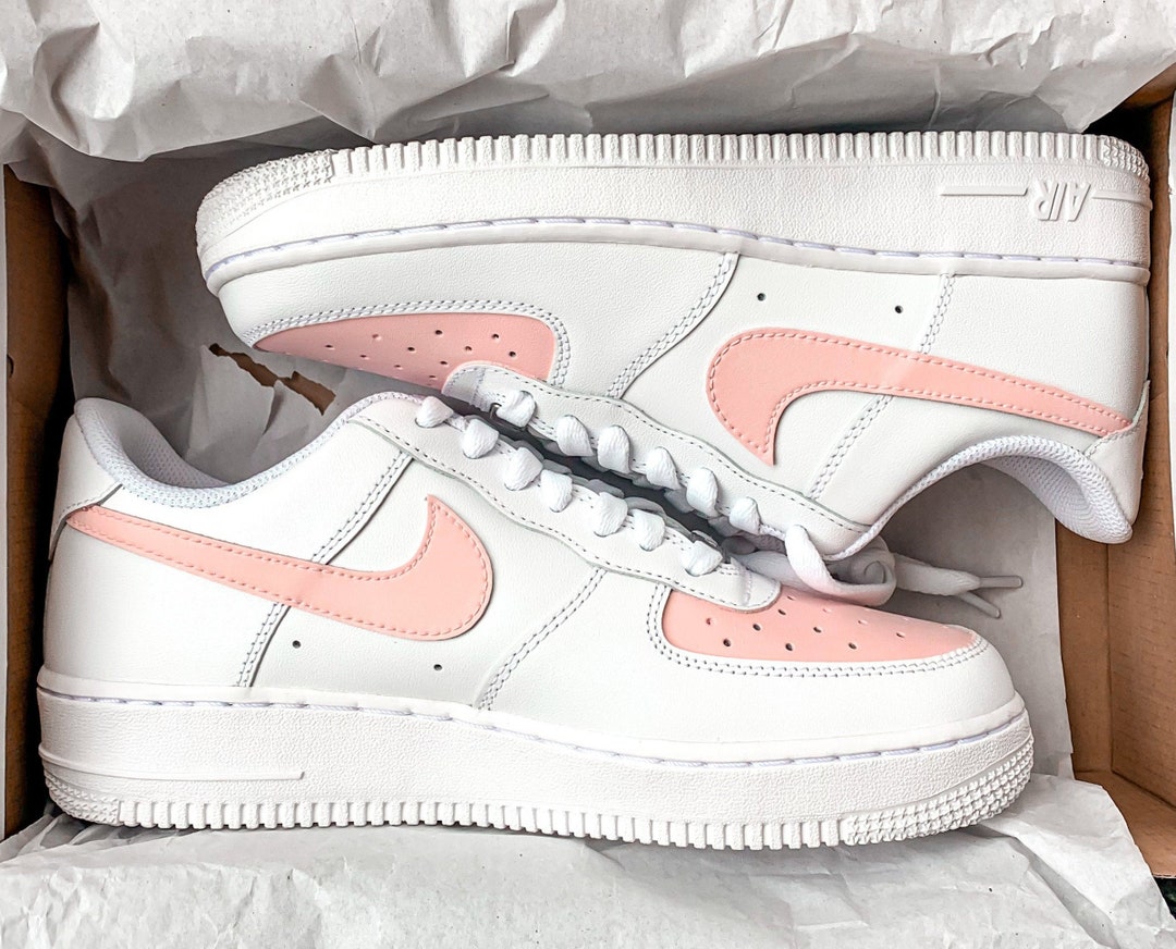 Barbie Pink Custom Nike Air Force 1's - Etsy
