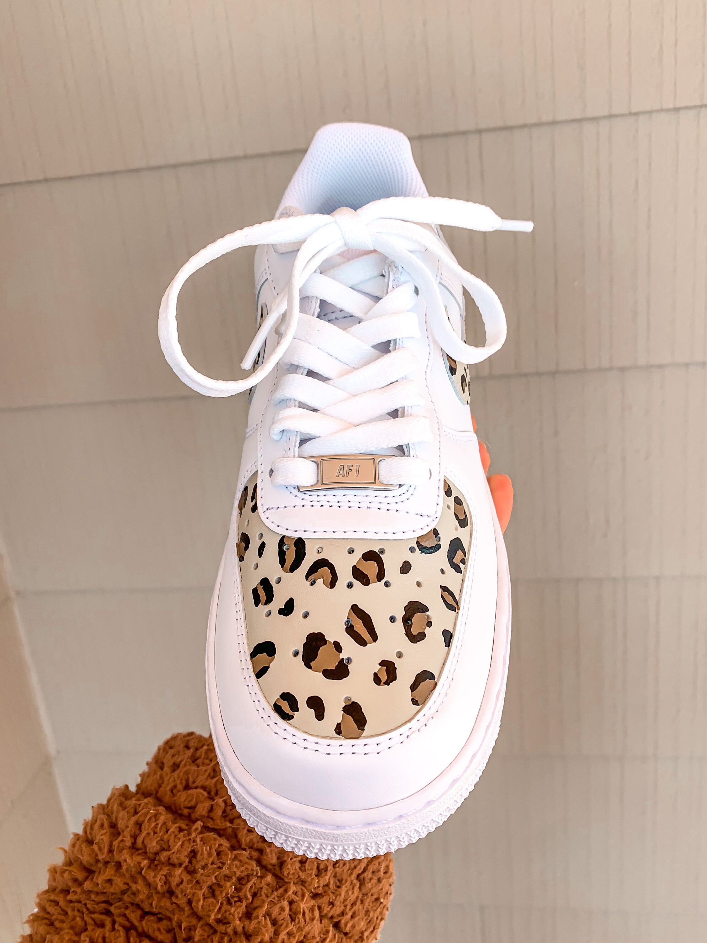 cheetah print air force 1