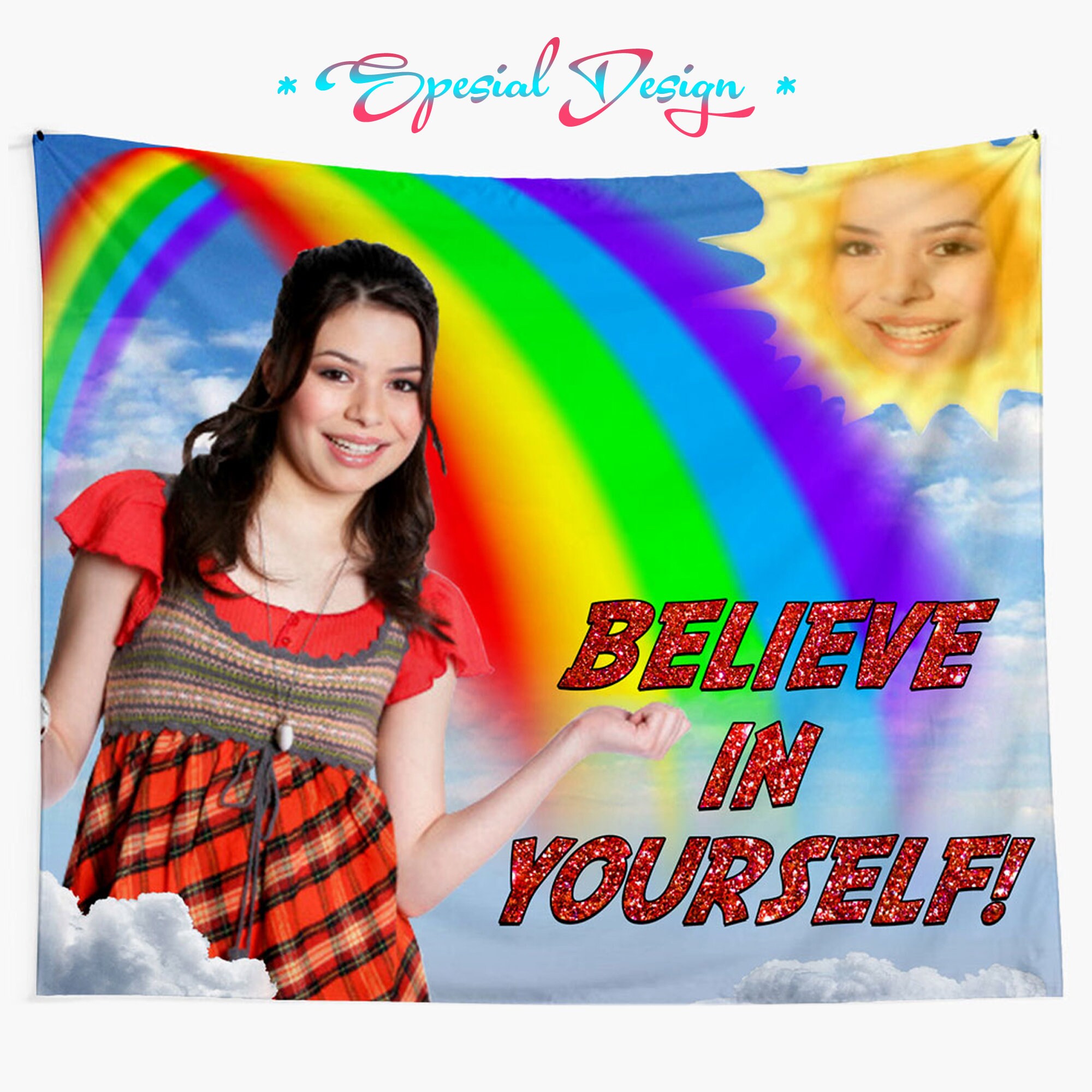 Miranda Cosgrove Color Sun en ti mismo Tapiz - Etsy