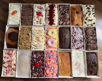 Create your own Mini Loaf Cake Selection Box. Freshly Baked Gourmet Cakes