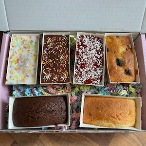 Old School Cake Selection Box. Freshly baked and delivered to your doorstep.