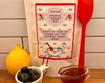 Französischer Vanille Crepe Mix Pfannkuchen Backmischung
