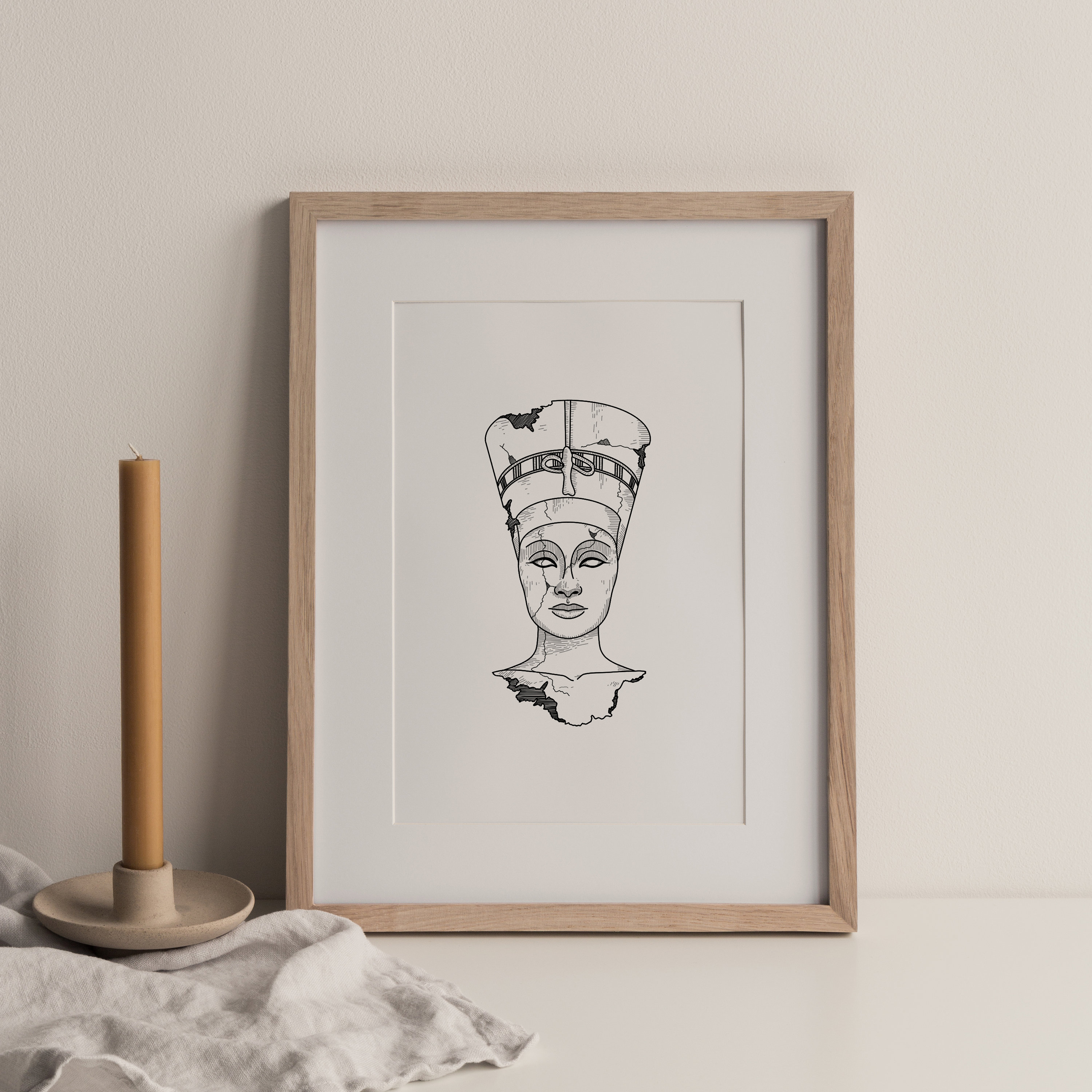 Nefertiti Printable Art Digital Download Ancient Egypt - Etsy