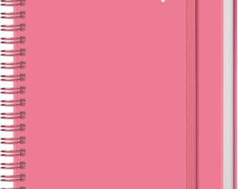 Pink Bible Study Journal | Christian Devotional Notebook | Scripture Study Planner | Prayer Journal for Women | Faith Gifts