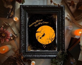 Witch Halloween Art Print - Halloween Art - Halloween Witch - Gothic Print