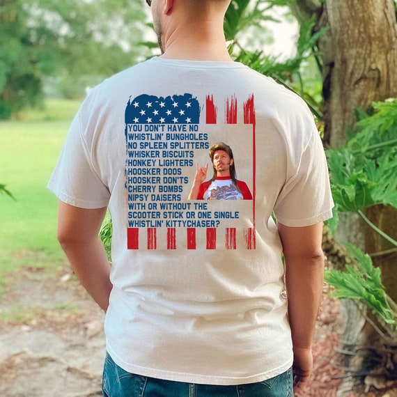 Joe Dirt Merica Bleached Shirt Joe Dirt 