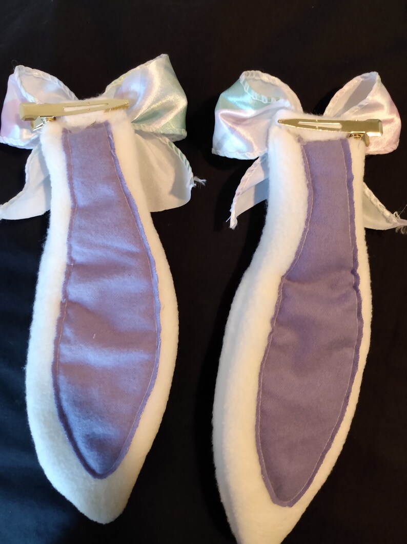 easter basket stuffers bunny bow easter hair clips Bunny ears easter accessories