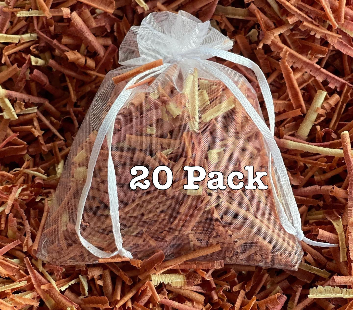 20pack Aromatic Eastern Red Cedar SHAVINGS Sachet Fragrance Etsy