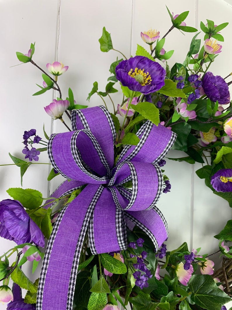 Cherry Blossom Wreath Cottage Style Cottage Decor Spring Etsy