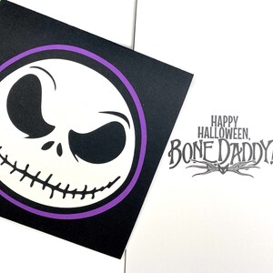 Jack Skellington Birthday Card Halloween Card Disney Birthday Card ...